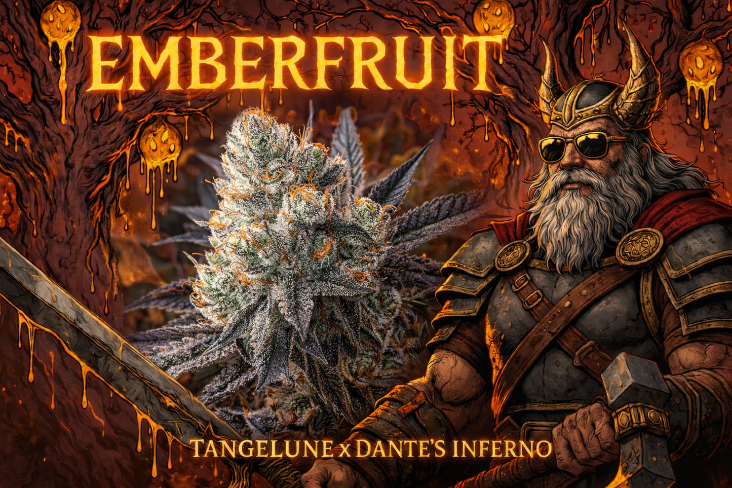 Emberfruit F1 ( Tangelune x Dante’s Inferno )