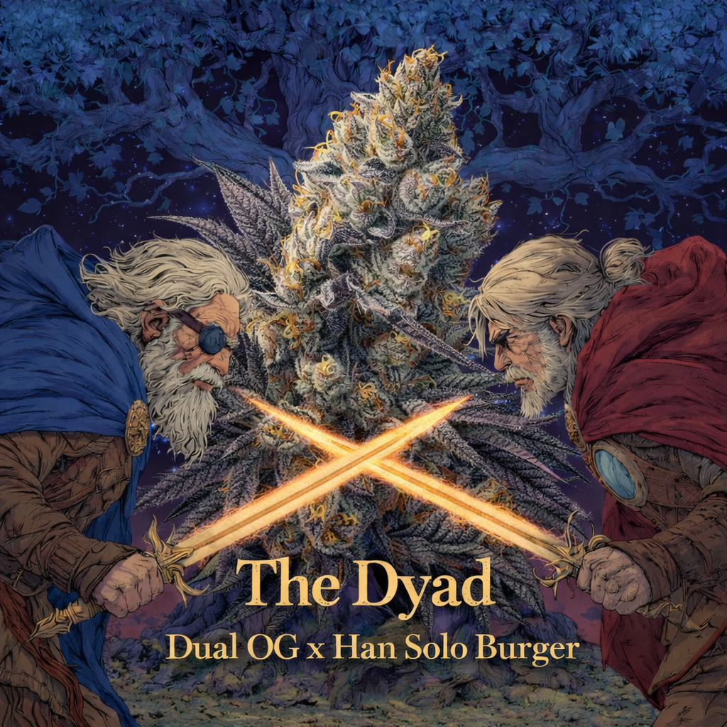 The Dyad F1 (Dual OG x Han Solo Burger)